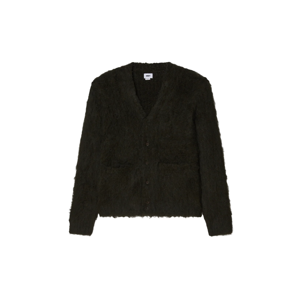 Obey Patron Cardigan - Rosin