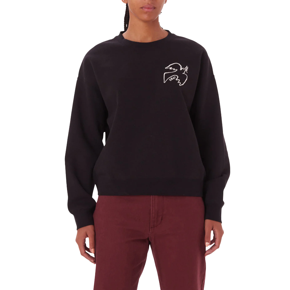 Obey Peace dove Crewneck - Black