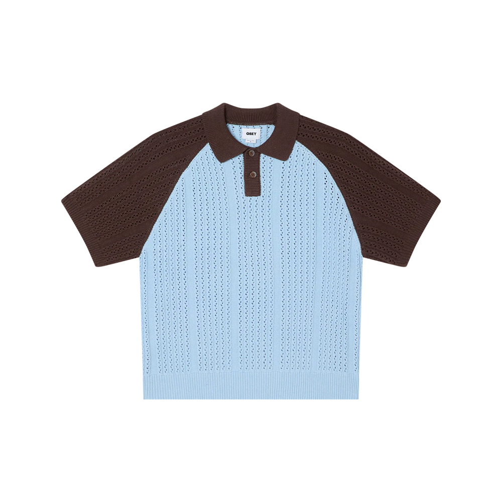 Obey Abel polo sweater - Skyway Multi