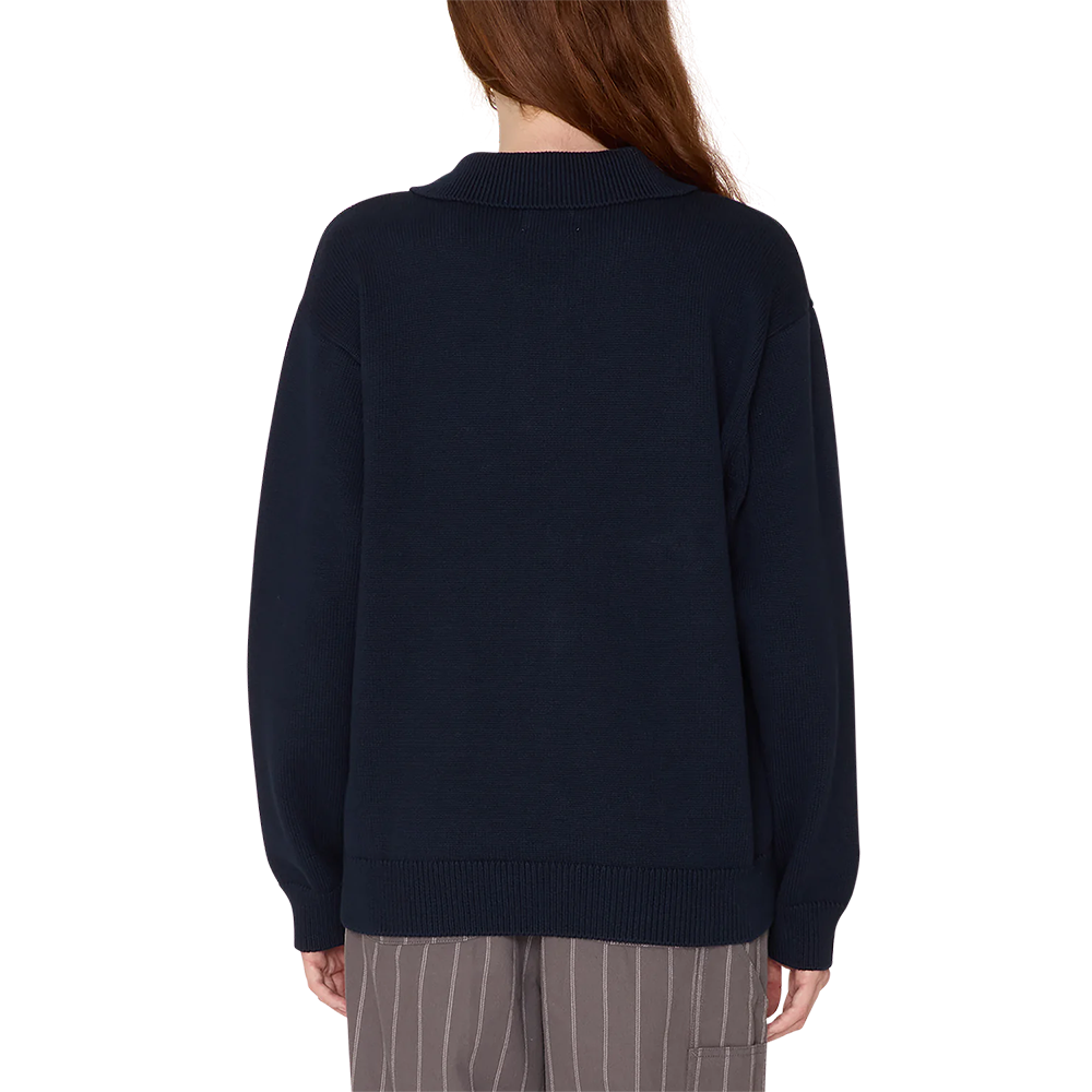 Obey Bloom Polo Sweater - Navy