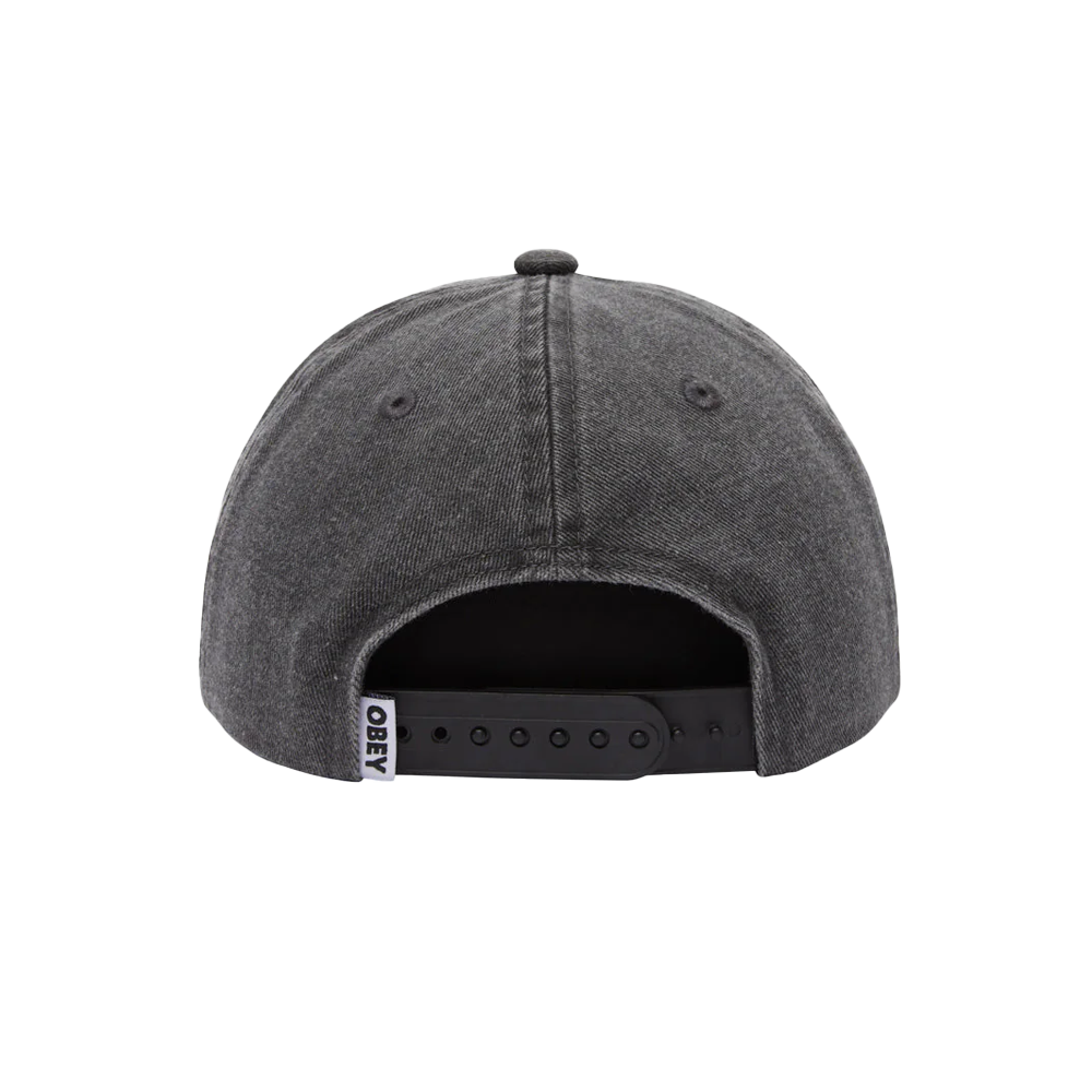 Obey Pigment Posse 6 panel Snapback - Black