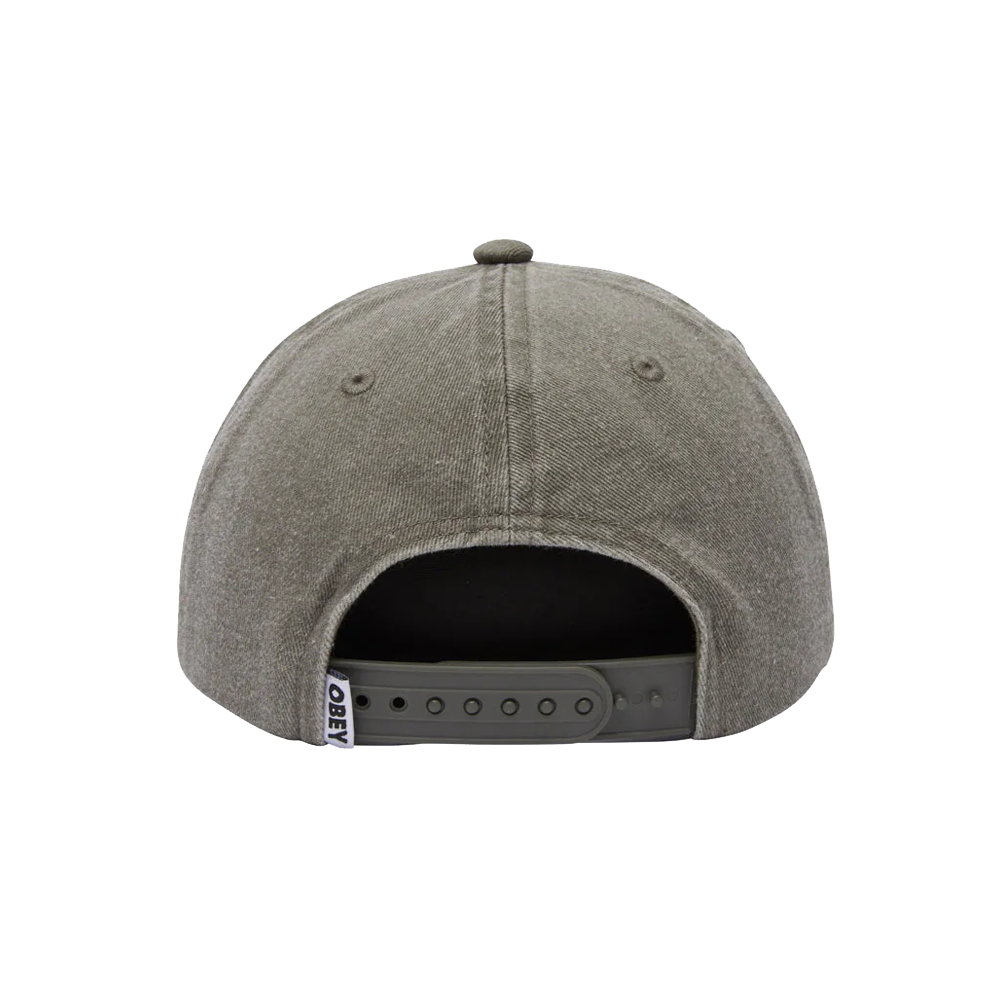 Obey Pigment Posse 6 panel Snapback - Olive