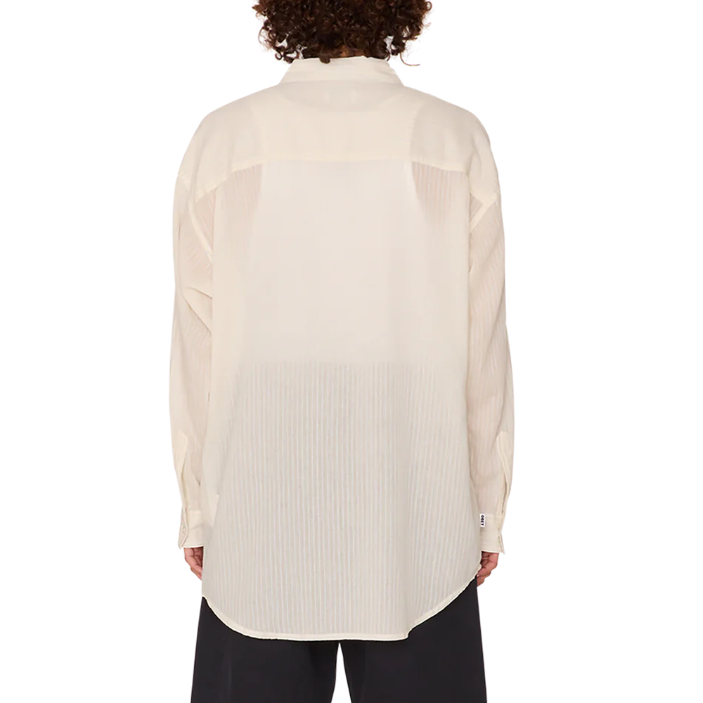 Obey Blythe Sheer Stripe shirt - Azurine Multi