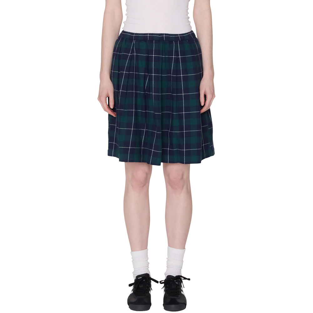 Obey Shelly Plaid Plated skirt - Green Multi