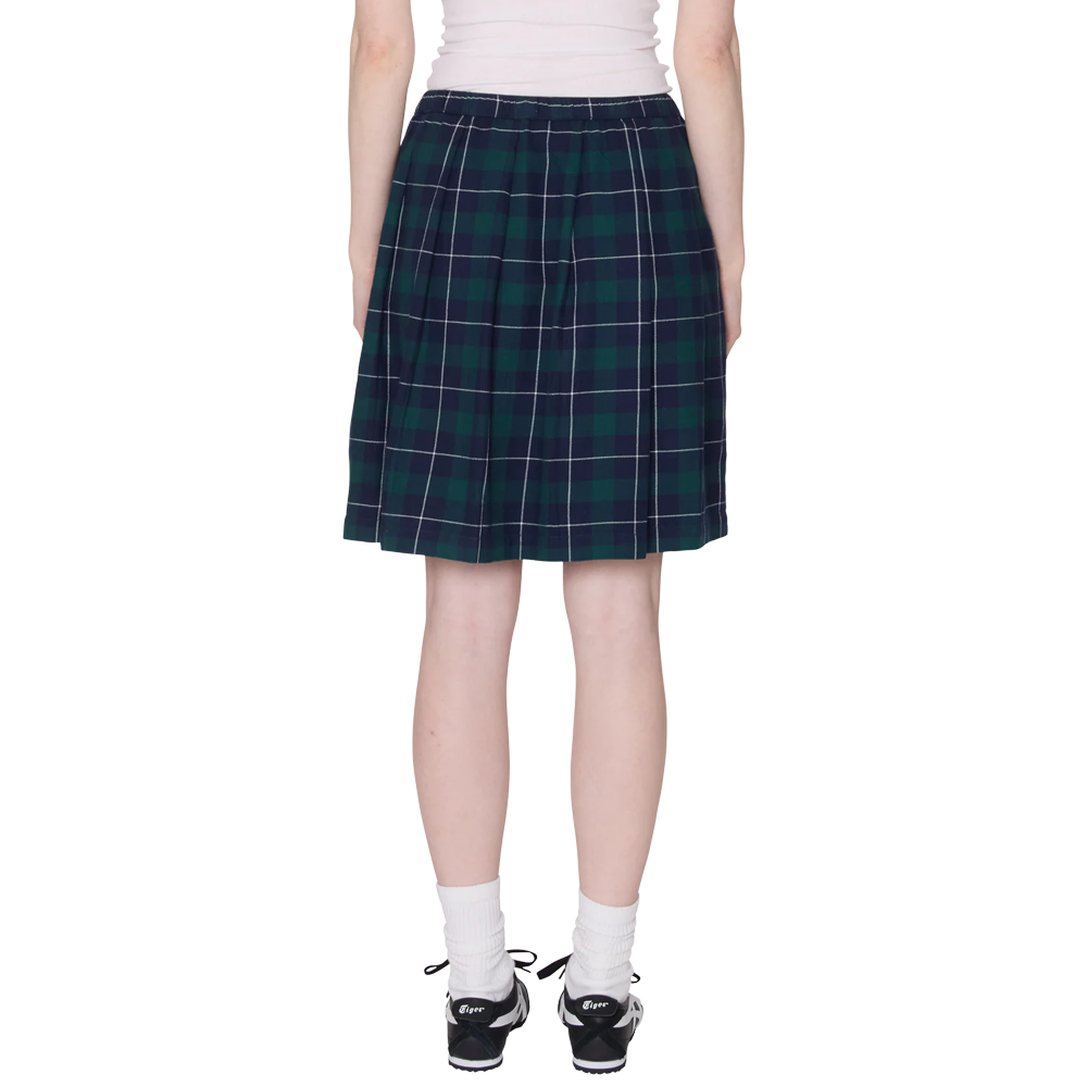 Obey Shelly Plaid Plated skirt - Green Multi