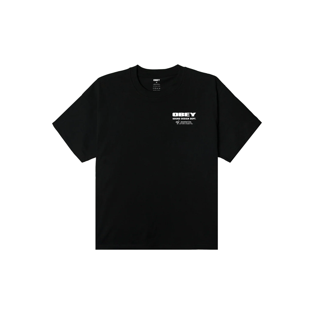 Obey Sound design dept. tee - Black