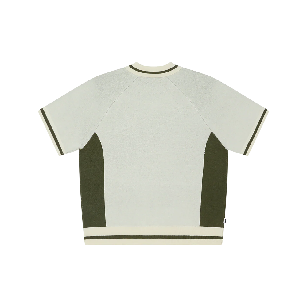 Obey Sport polo sweater - Unbleached multi