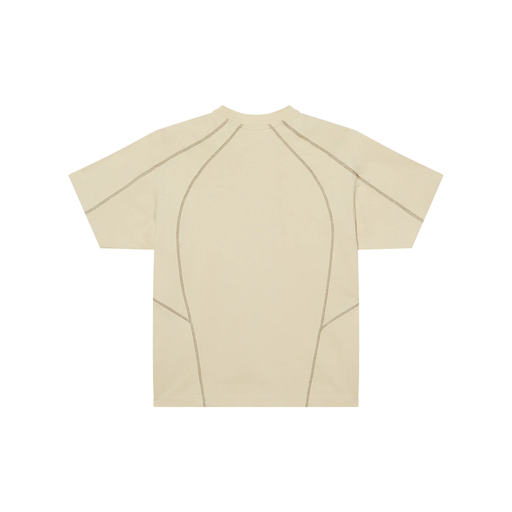 Obey Contrast stitch tee - Silver Birch