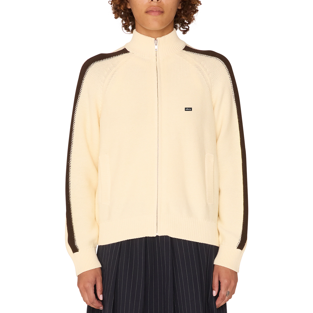 Obey Frenkie Track Sweater - Dove