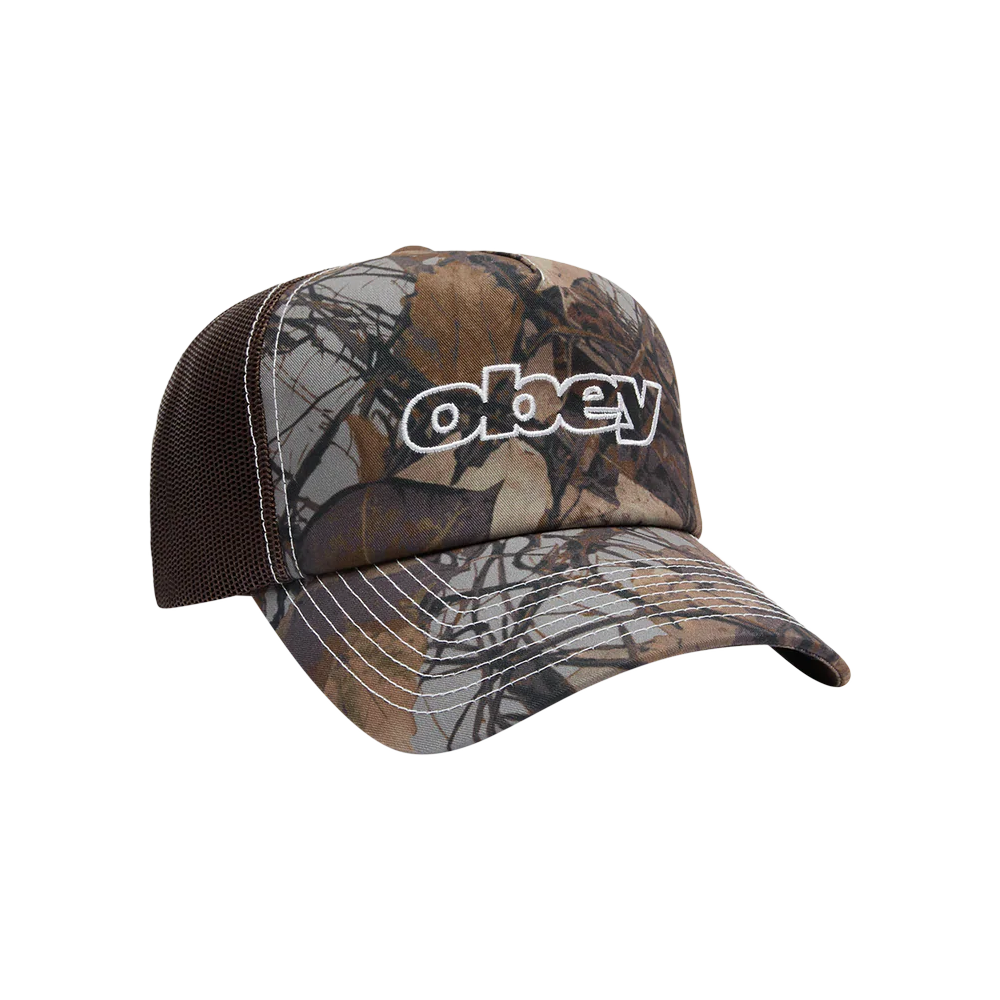 Obey Form Trucker - Fence camo multi