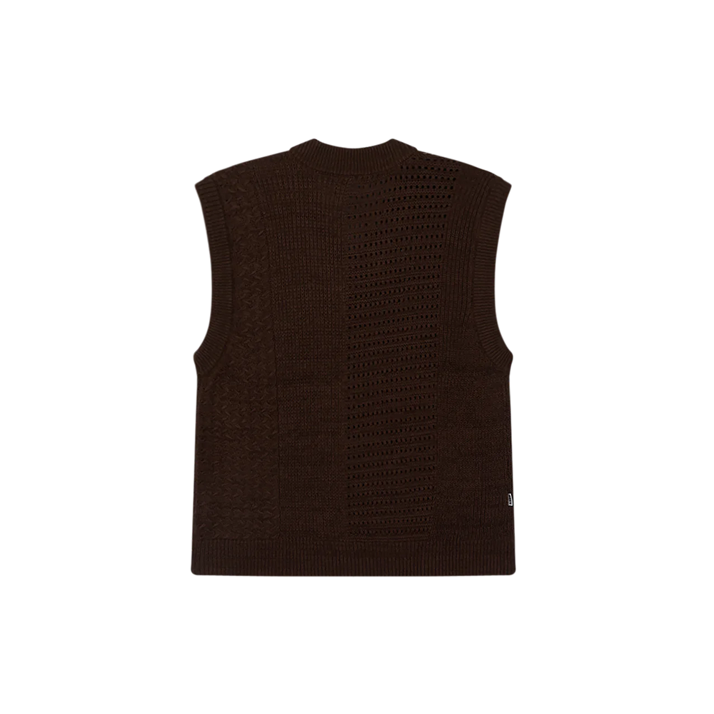 Obey Garret Sweater vest - Java Brown