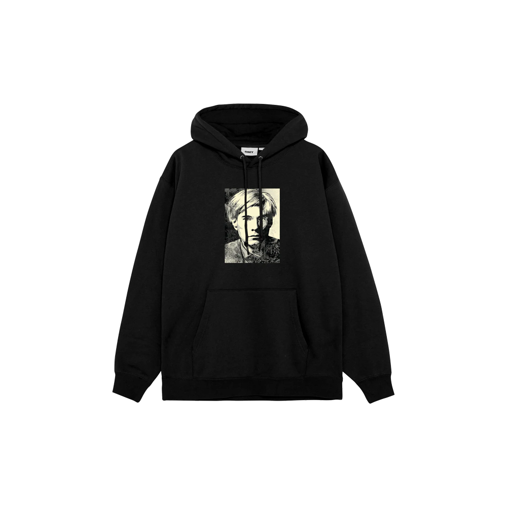 Obey Warhol Pullover Hood - Black