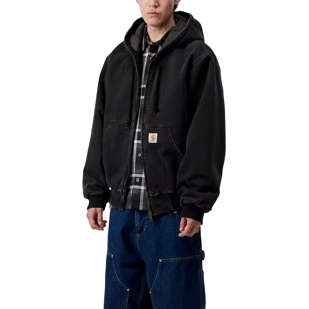 Carhartt WIP OG Active Jacket (Winter) - Black, Stone washed