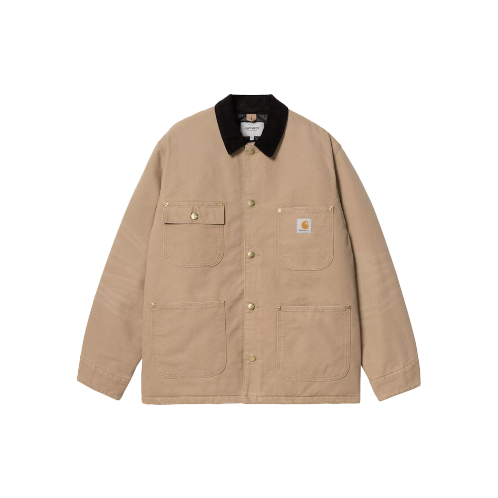 Carhartt WIP OG Chore Coat - Peanut/Black (aged canvas)