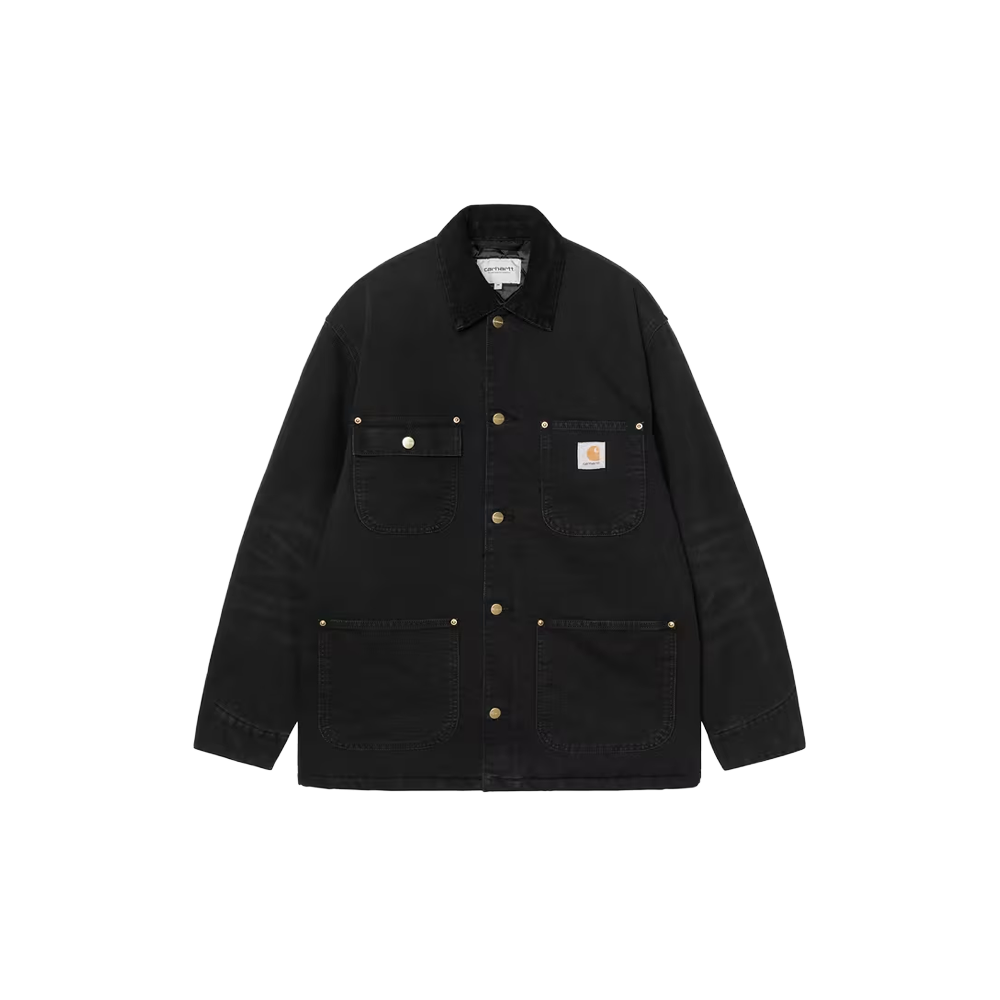 Carhartt WIP OG Chore Coat - Black Stone canvas