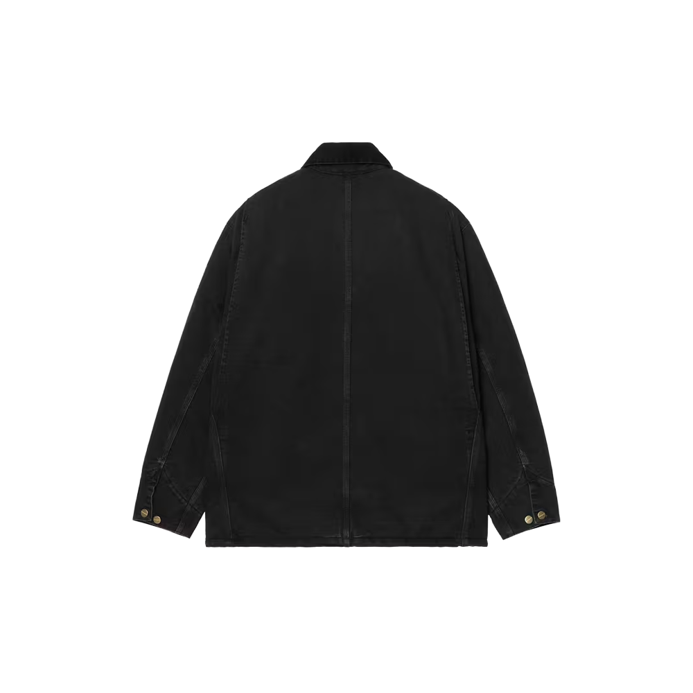 Carhartt WIP OG Chore Coat - Black Stone canvas