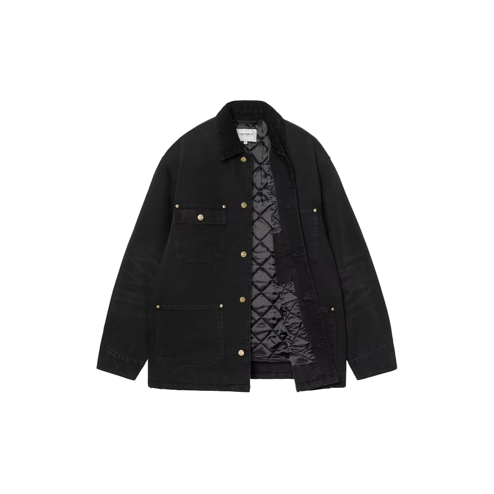 Carhartt WIP OG Chore Coat - Black Stone canvas