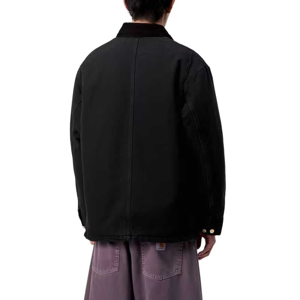 Carhartt WIP OG Chore Coat - Black Stone canvas