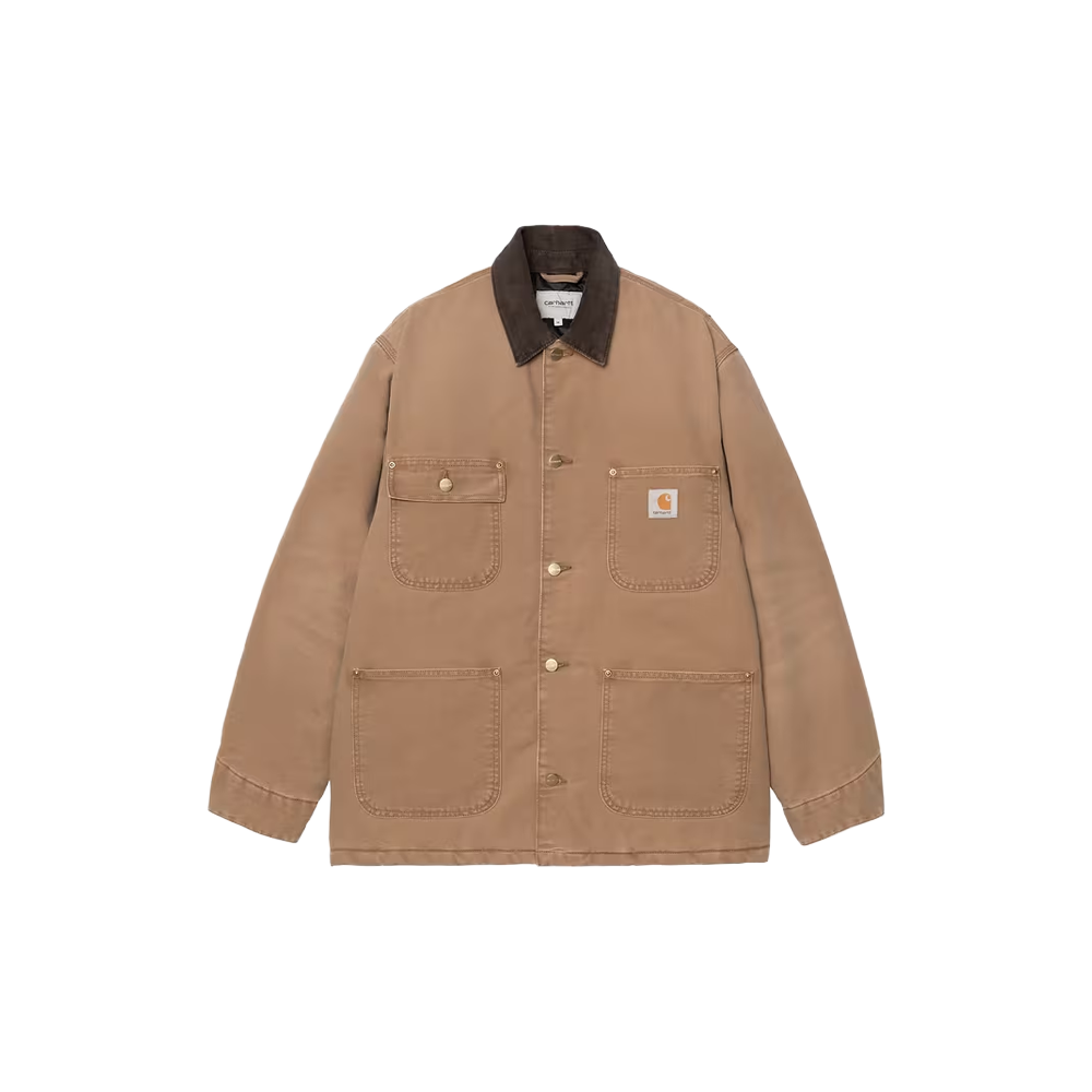 Carhartt WIP OG Chore Coat - Hamilton Brown Stone canvas