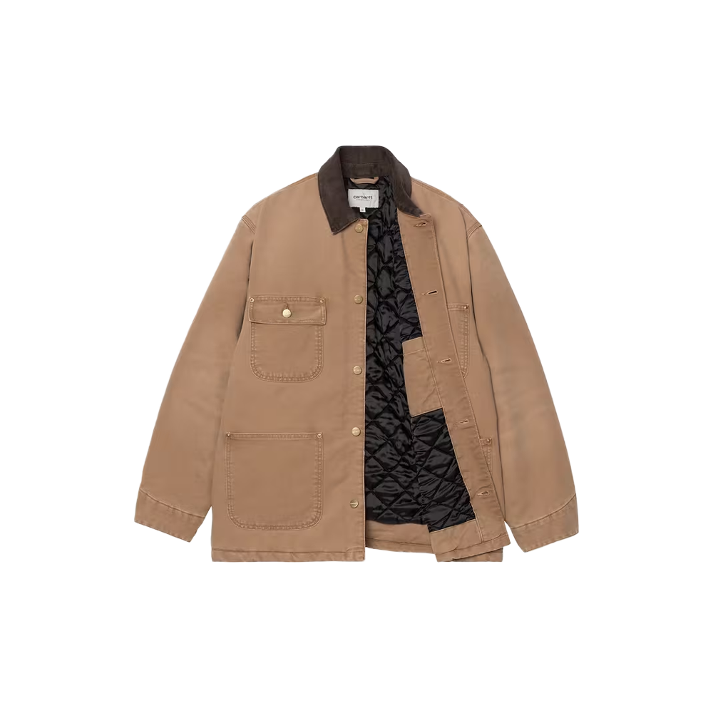 Carhartt WIP OG Chore Coat - Hamilton Brown Stone canvas