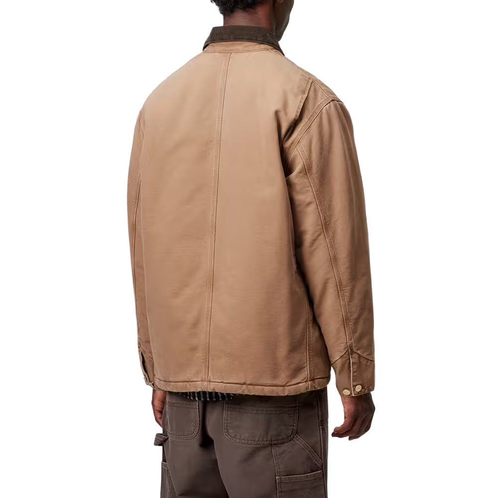 Carhartt WIP OG Chore Coat - Hamilton Brown Stone canvas