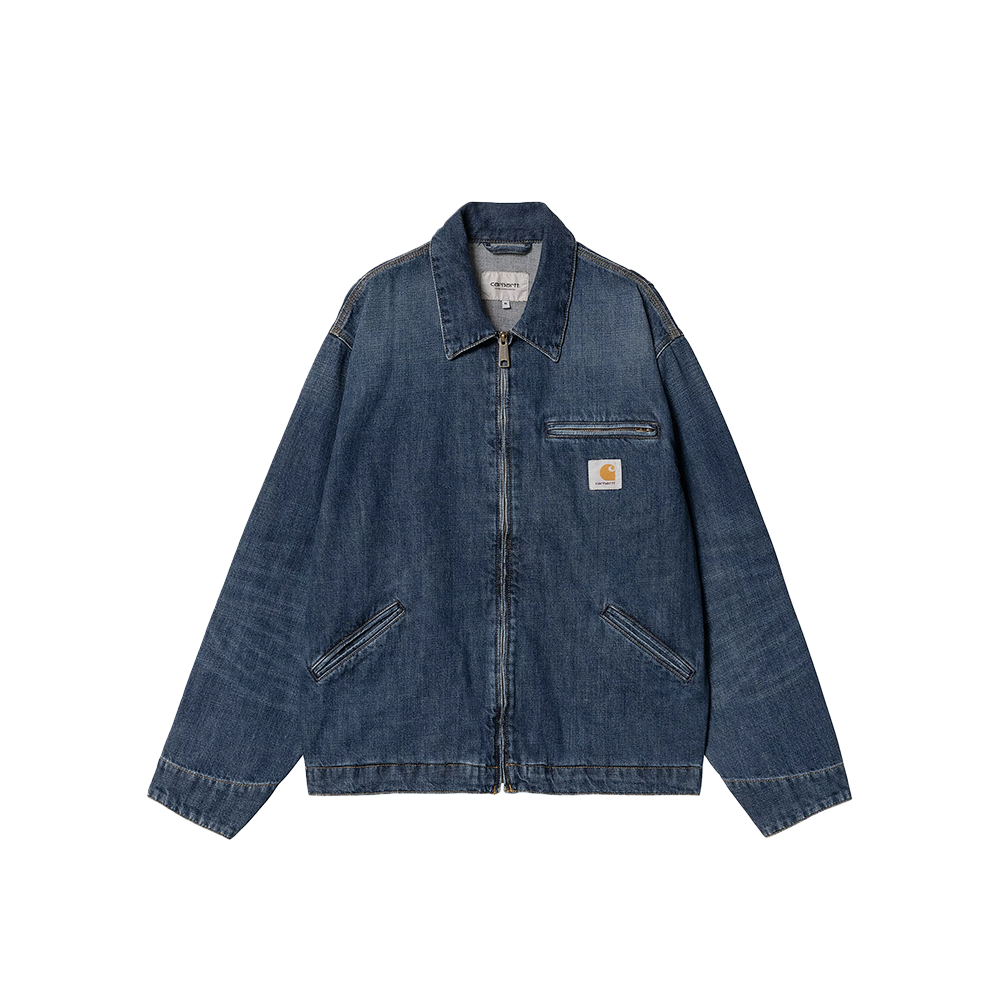 Carhartt WIP OG Detroit Jacket - Blue dark used wash