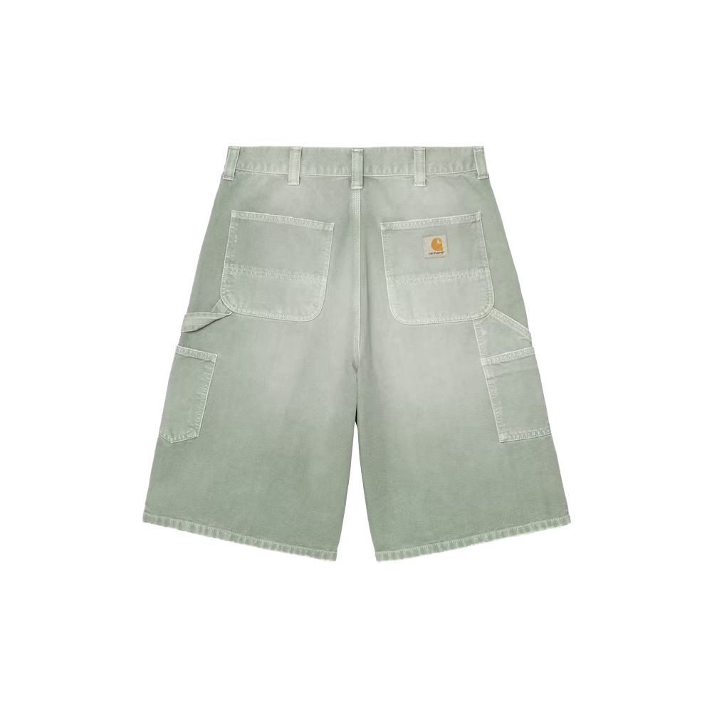 Carhartt WIP OG Double Knee Short - Shady Green, Destroy wash