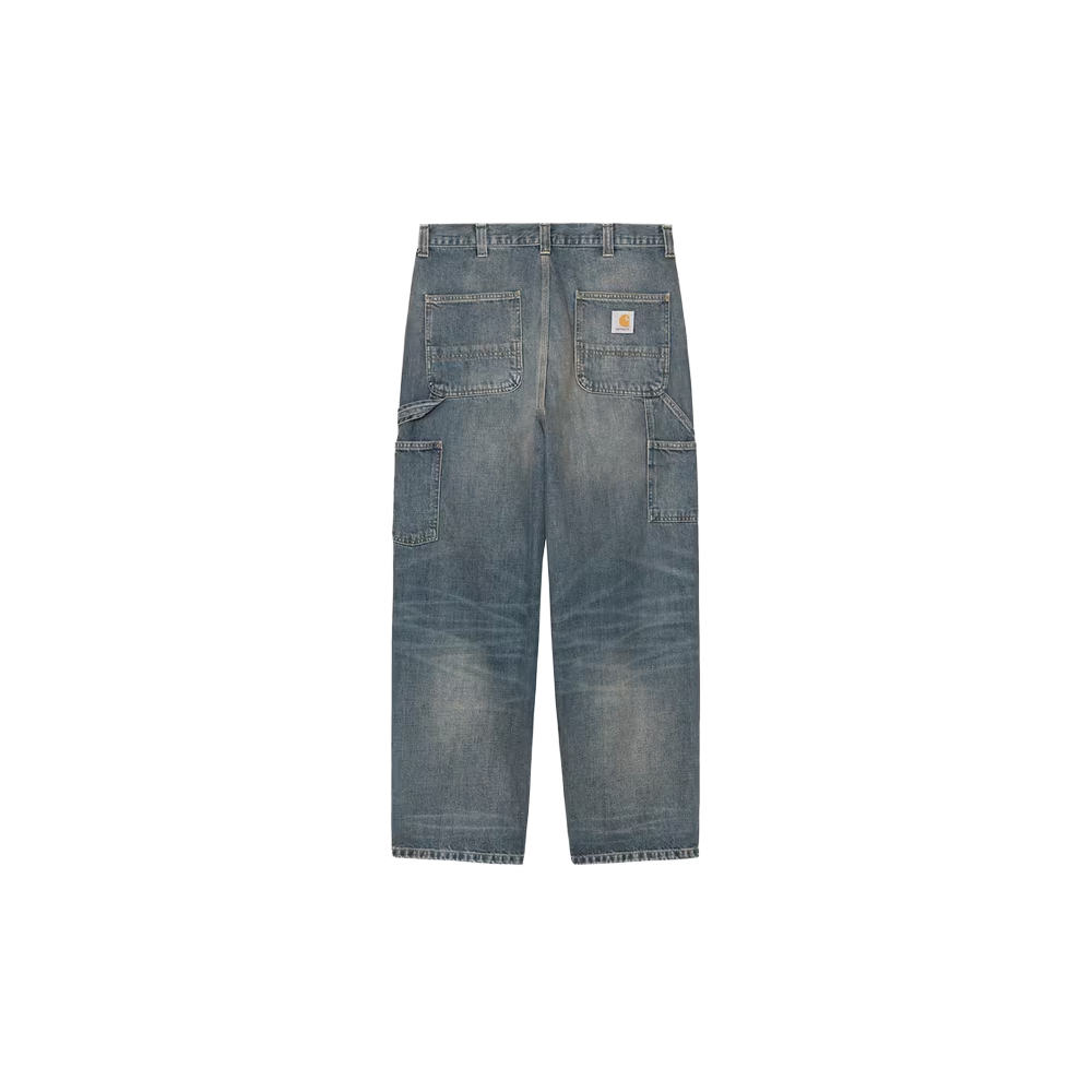 Carhartt WIP OG Single Knee Pant - Blue worn used wash