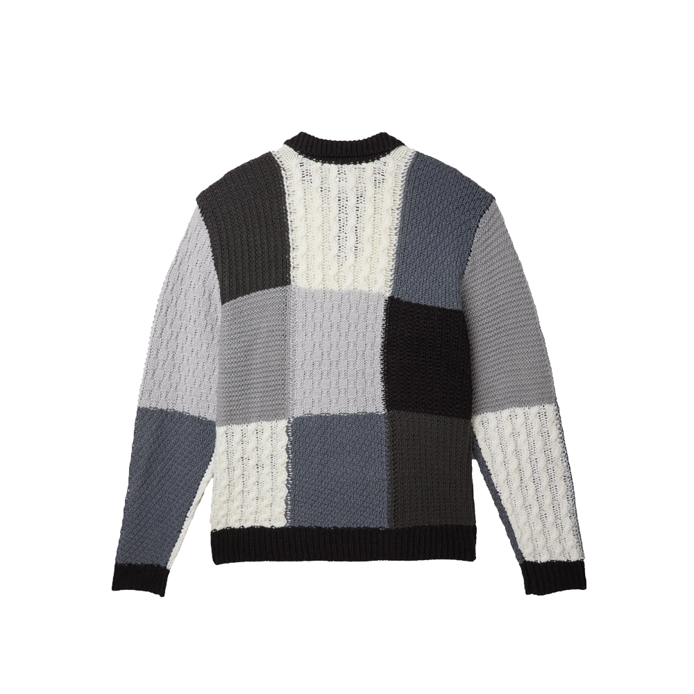 Obey Oliver Patchwork Sweater - Black Multi