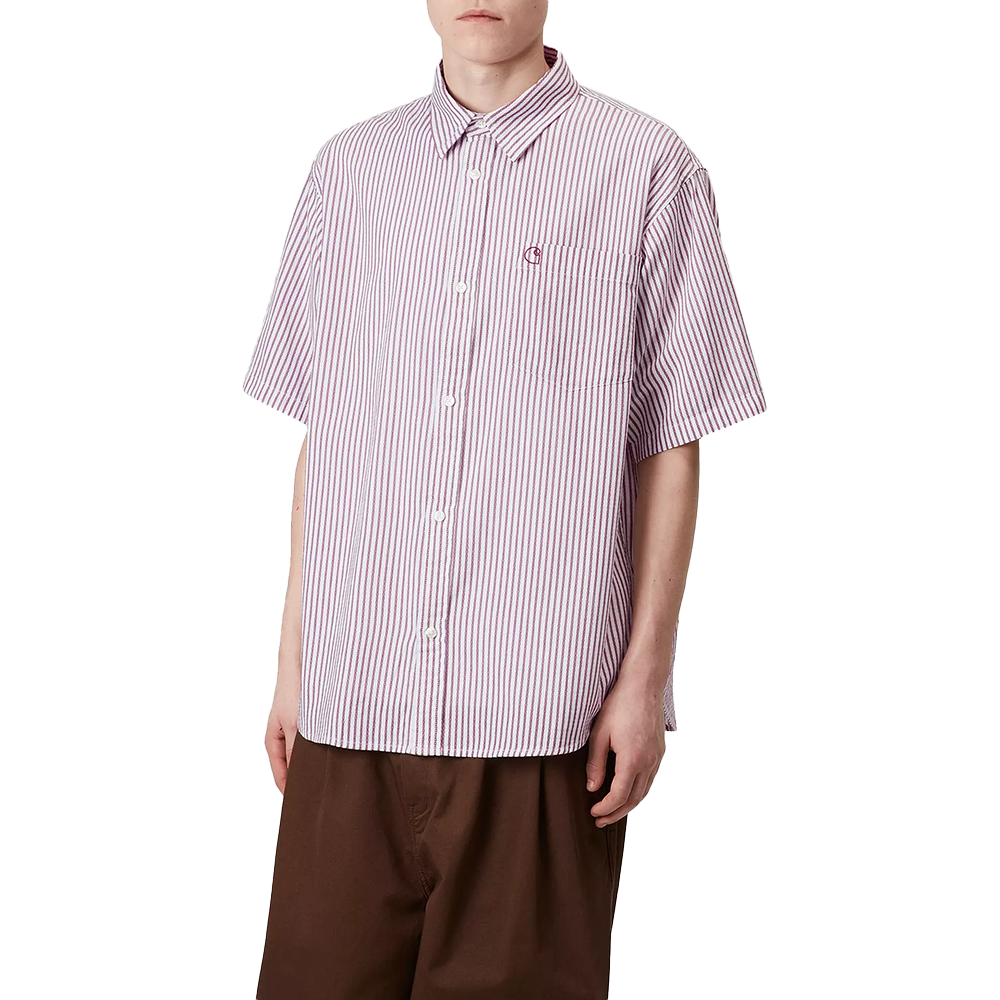 Carhartt WIP S/S Phelps Shirt - Mulberry
