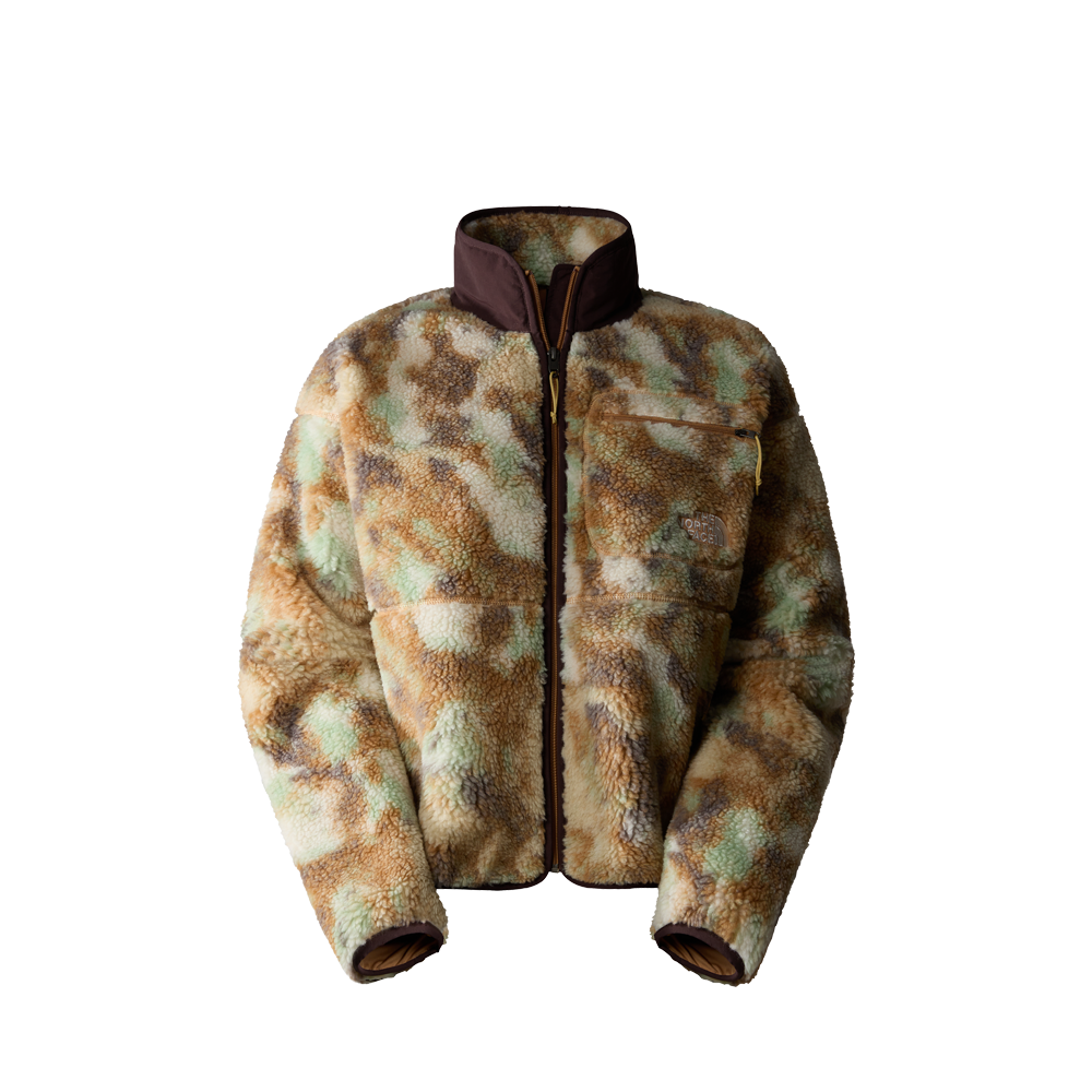 The North Face Extreme Pile jacket W - Almond Butter Evolved Texture Print/Coal Brown