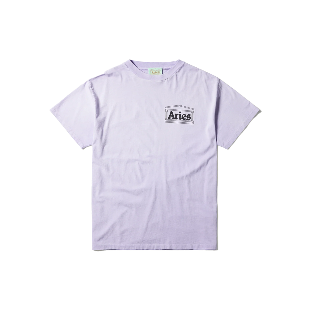 Aries Sunbleached Temple SS Tee - Faded Purple