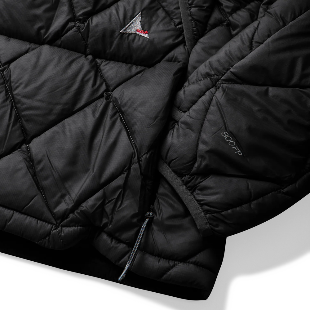 Roa Nuna 800 Fill Power Hooded Down Jacket - Black