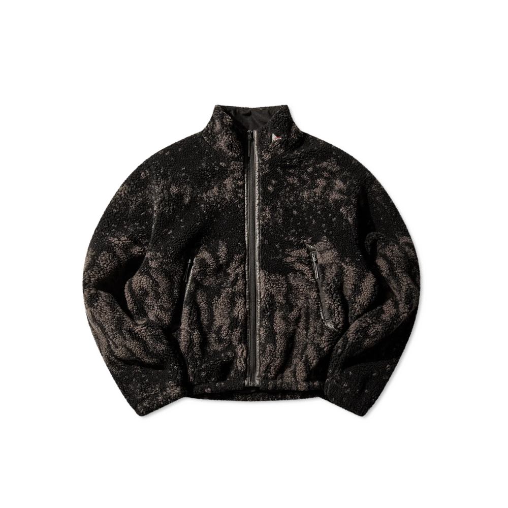 Roa Ewe Furry Jacket - Fuzzy dark brown