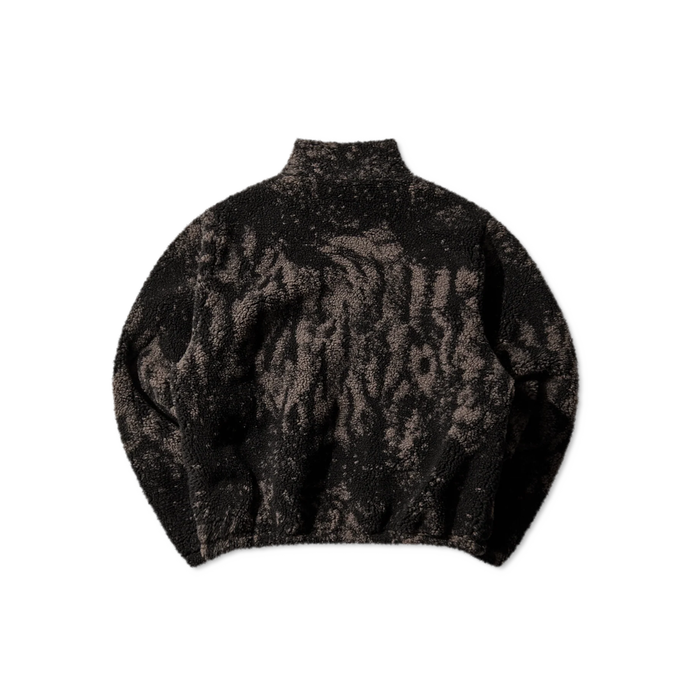 Roa Ewe Furry Jacket - Fuzzy dark brown