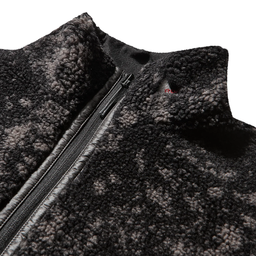 Roa Ewe Furry Jacket - Fuzzy dark brown