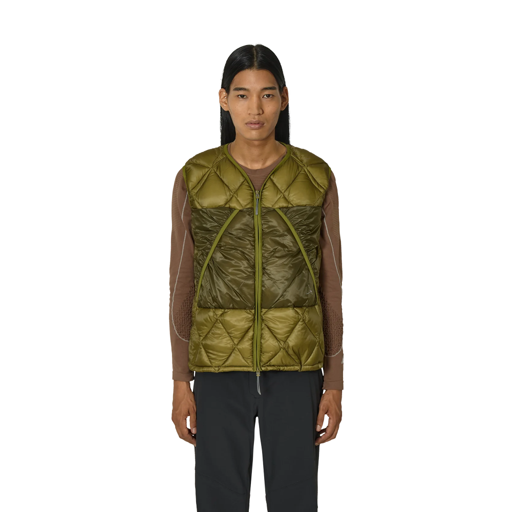 Roa Light Down Vest - Olive Branch