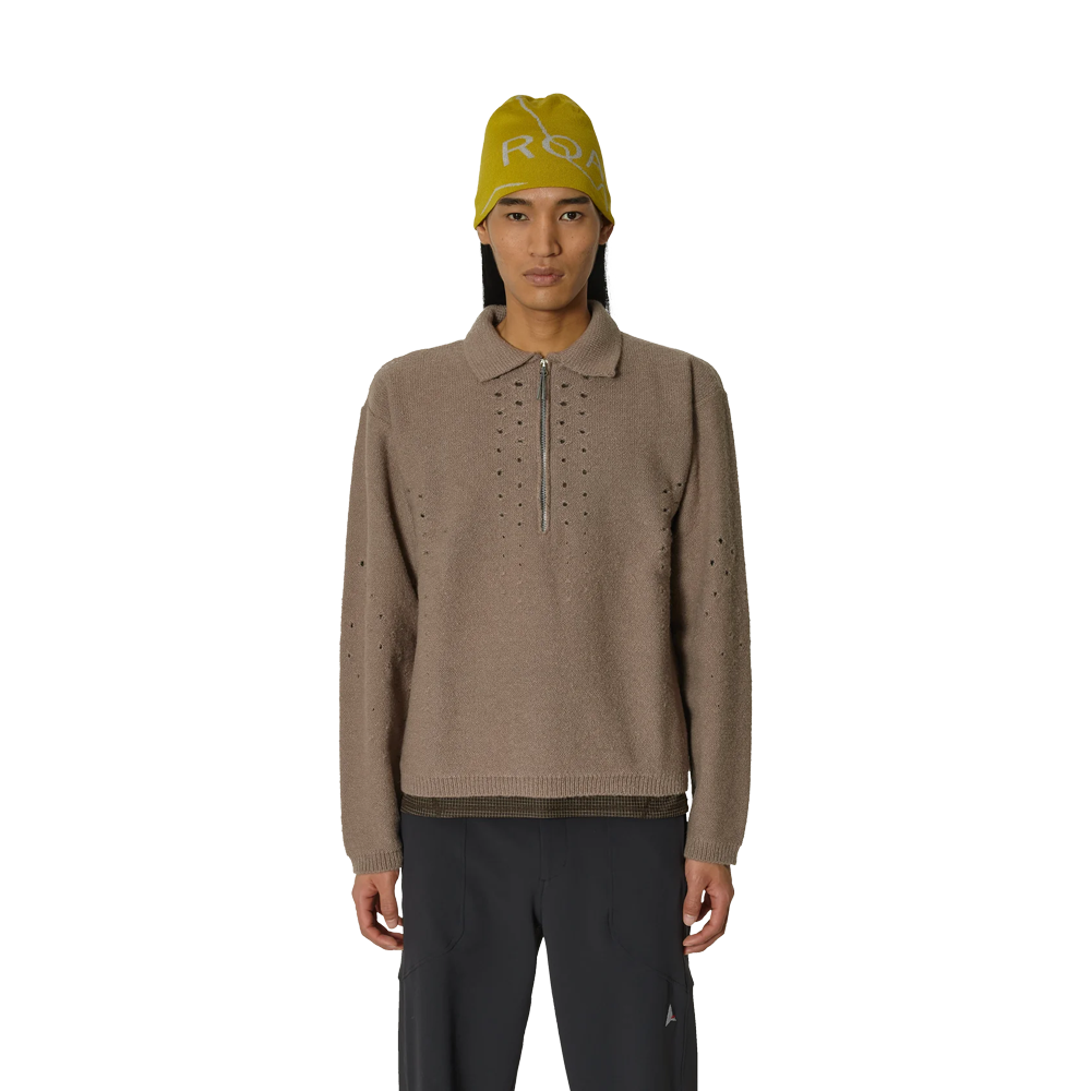 Roa Mohair Polo - Taupe