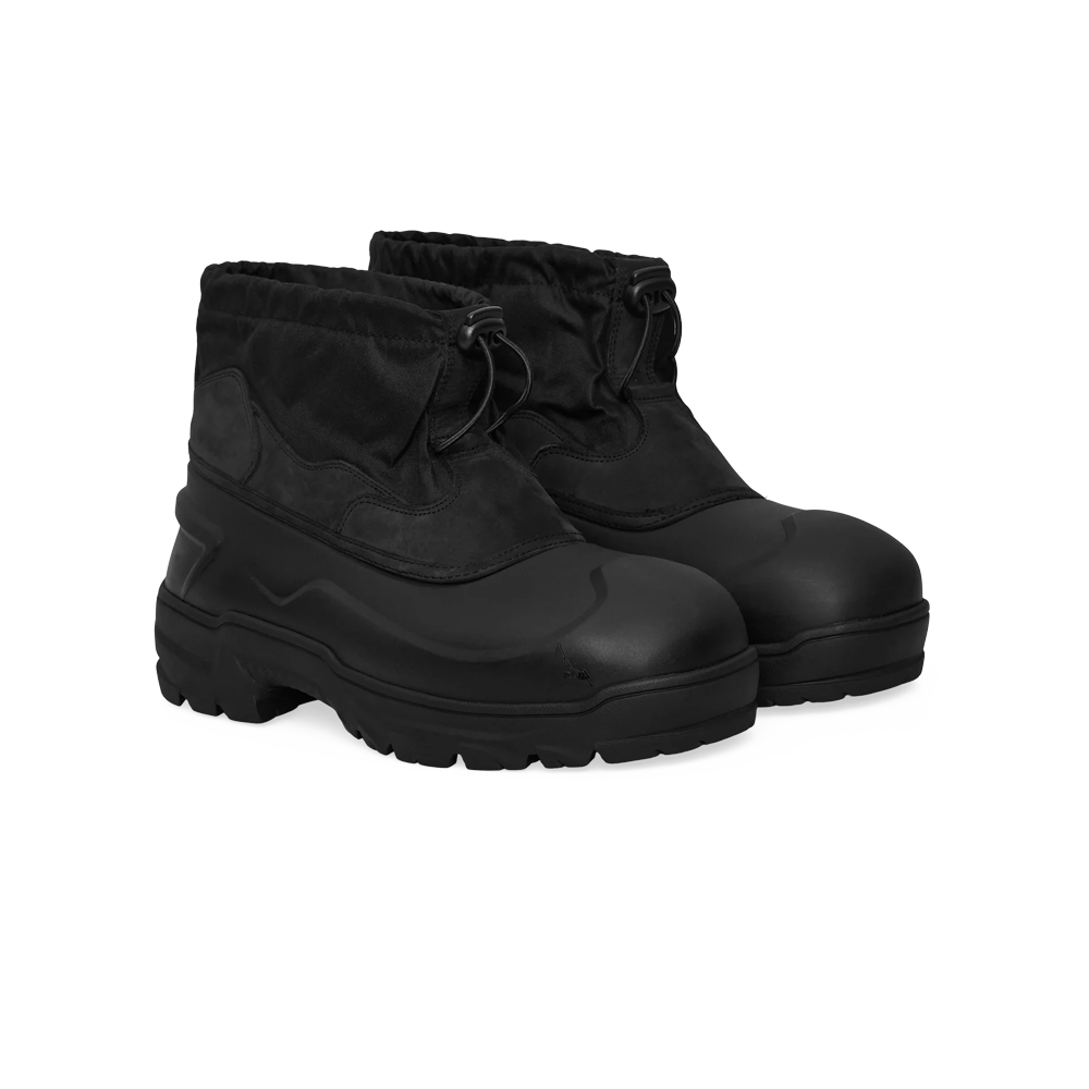 Roa Low Top Rubber Boot - Black
