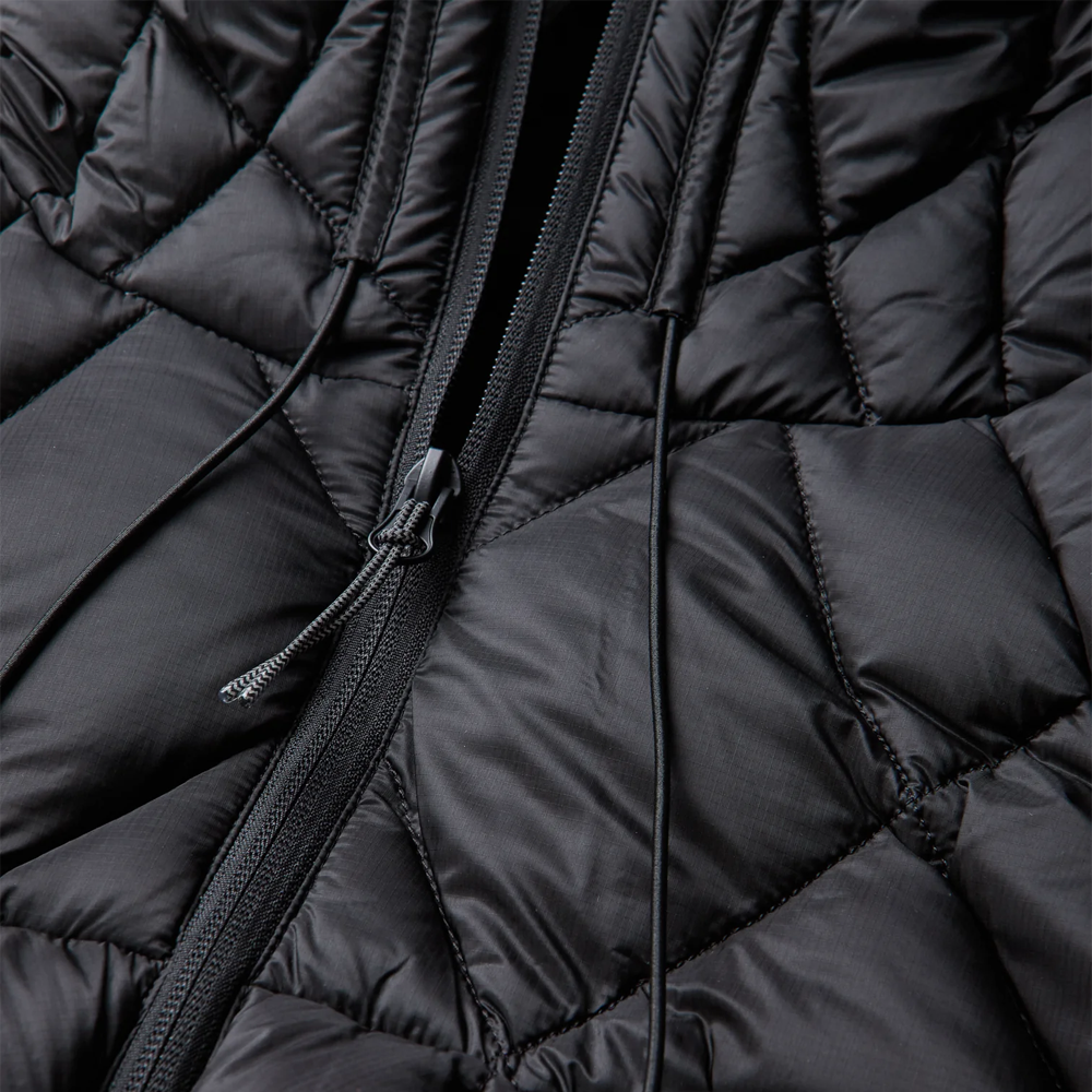 Nuna 800 Fill Power Hooded Down Vest - Black