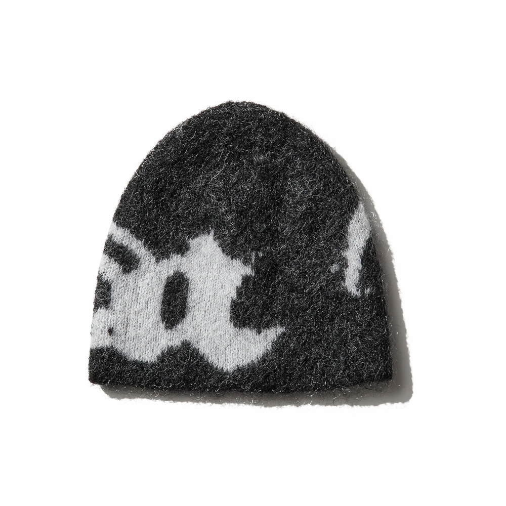 Roa Vortex Mohair Beanie - Black