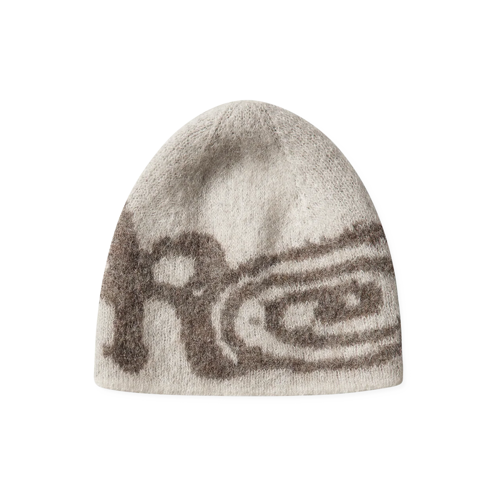 Roa Vortex Mohair Beanie - White