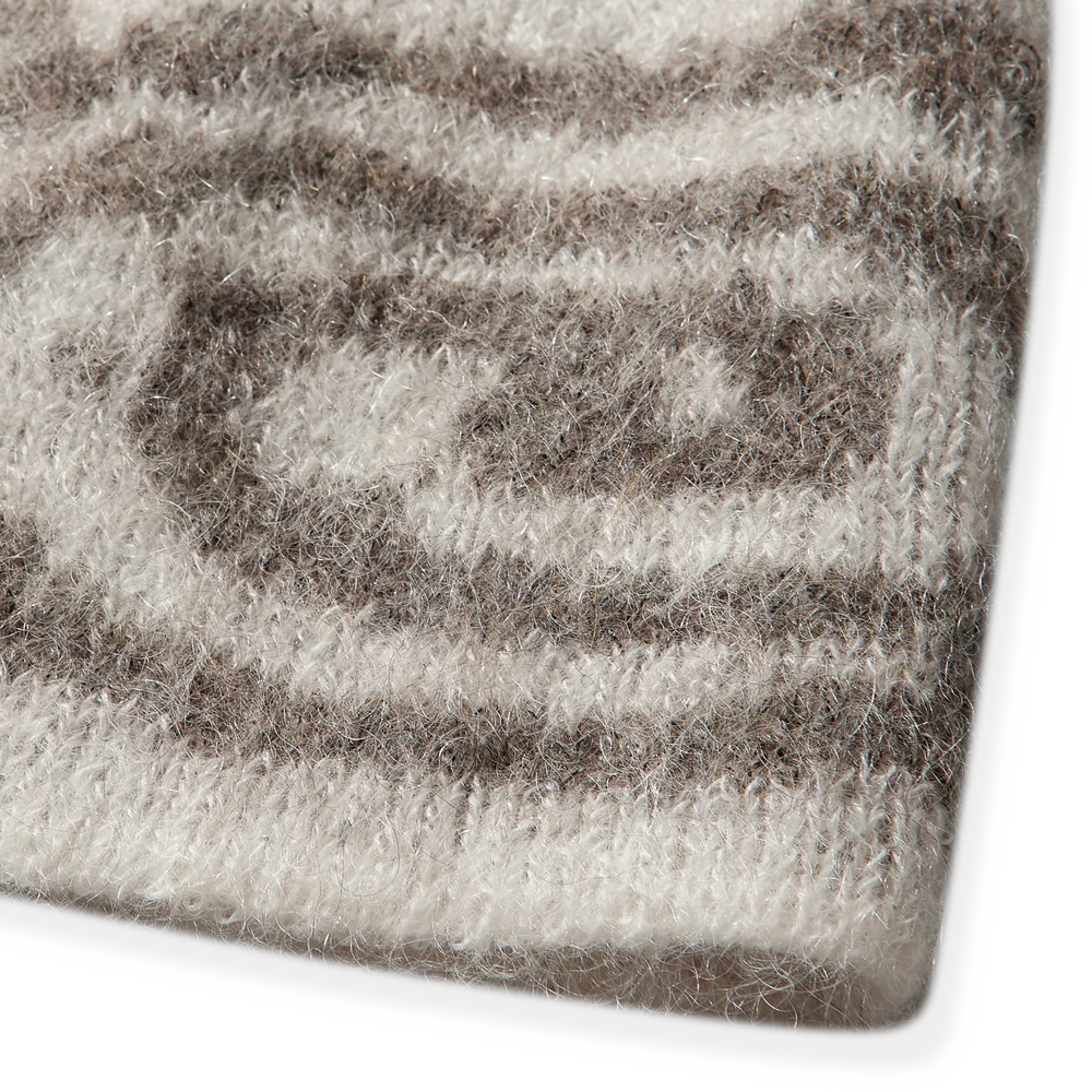 Roa Vortex Mohair Beanie - White