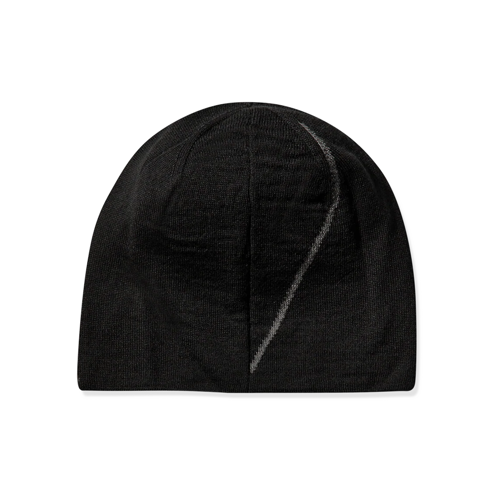 Roa Logo Wool Beanie - Black