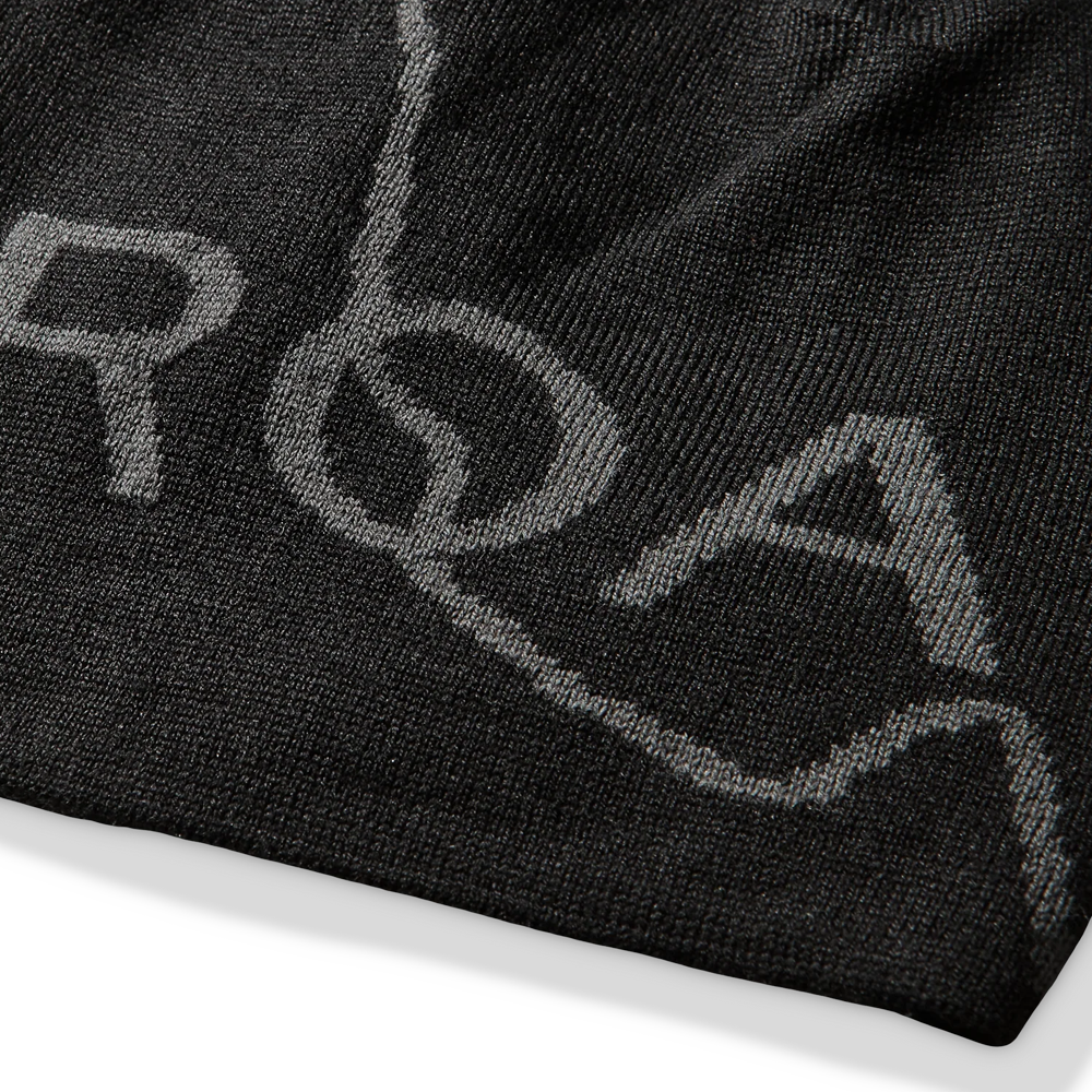 Roa Logo Wool Beanie - Black