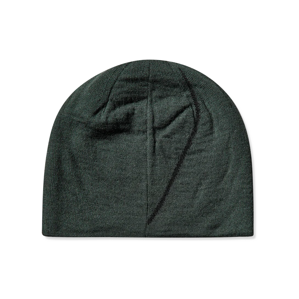 Roa Logo Wool Beanie - Dark Green