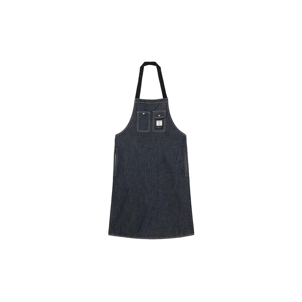 Roy Roger's Workwear x Engineered garment denim Apron - Indigo Rinse wash