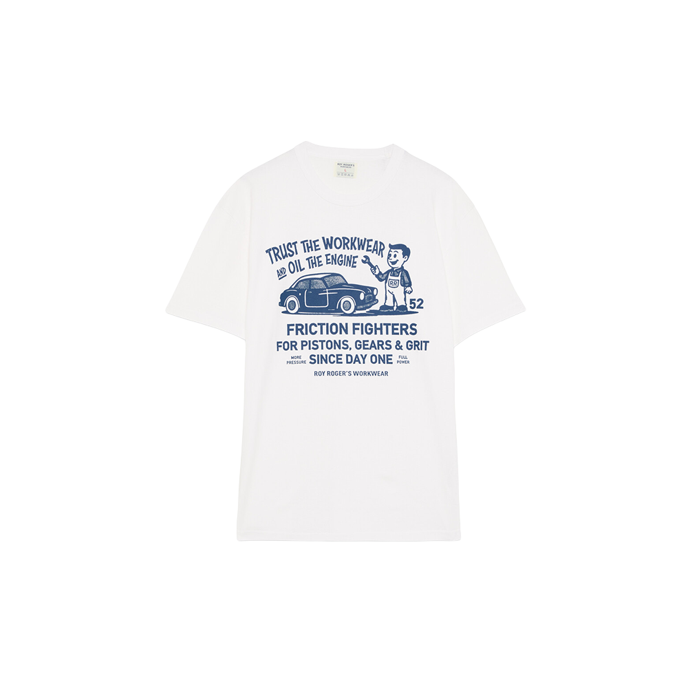 Roy Roger'S Workwear T-shirt Trust the workwear - White