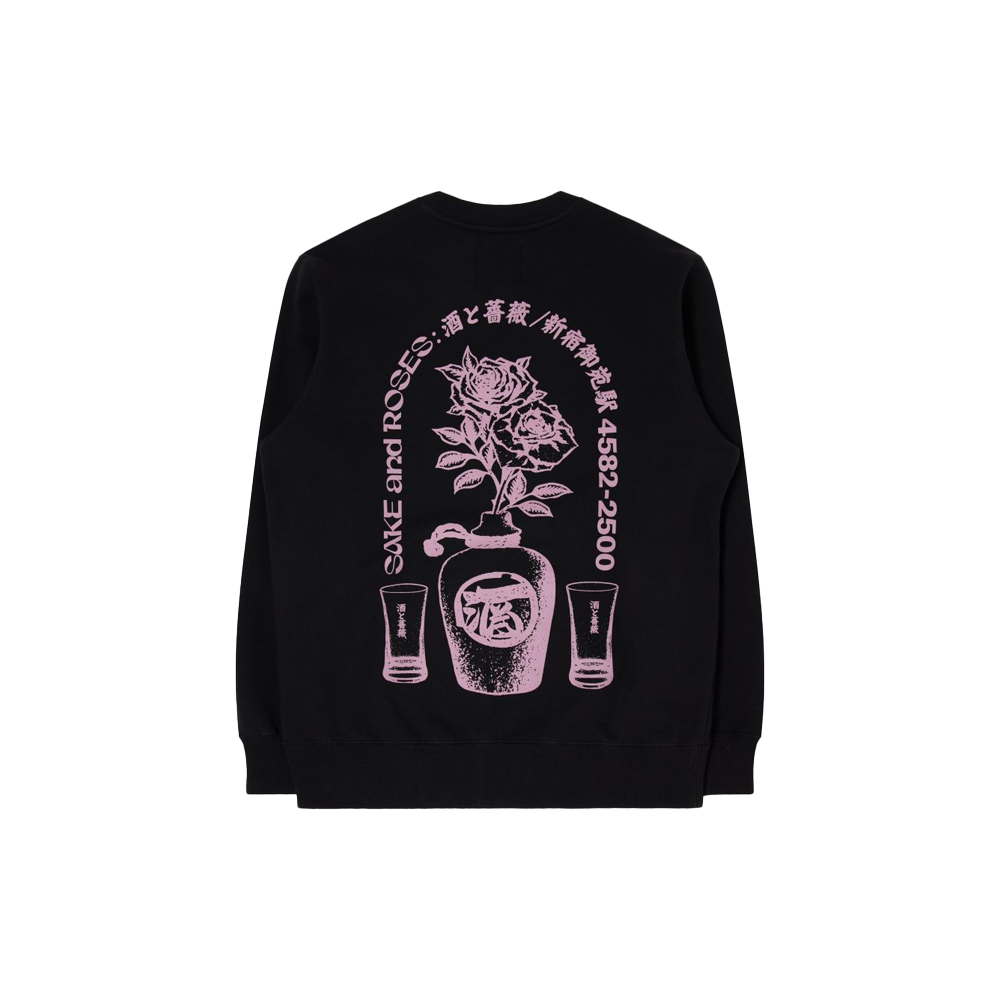 Edwin Sake and Roses Sweat - Black