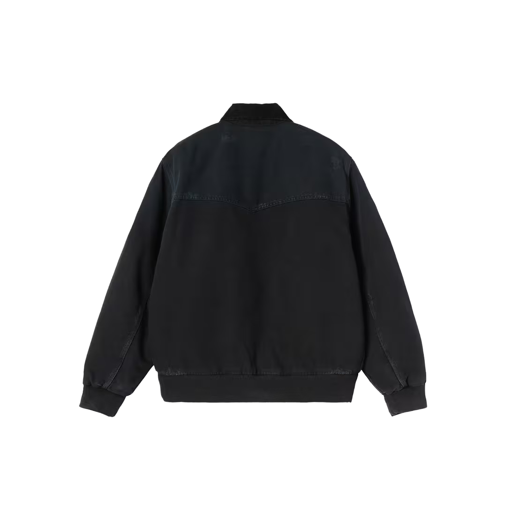Carhartt WIP OG Santa Fe Jacket -  Black, Grind washed
